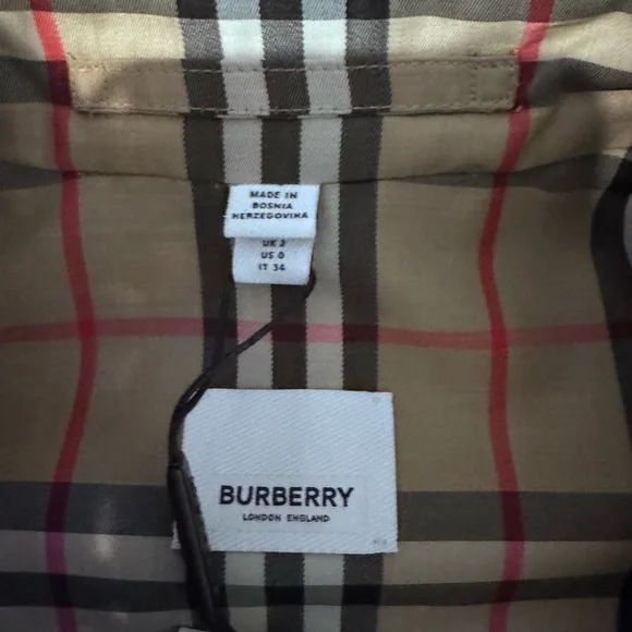 NWT😍BURBERRY❤️ARCHIVE BEIGE IP CHECK TRENCHCOAT